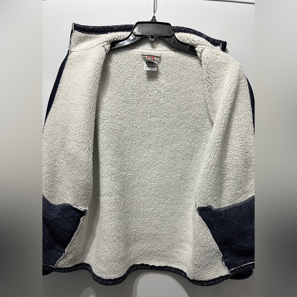 Avalanche Outdoor Supply Co Mens Small Full Zip Knit Fleece Lined Jacket Gray - Picture 8 of 16